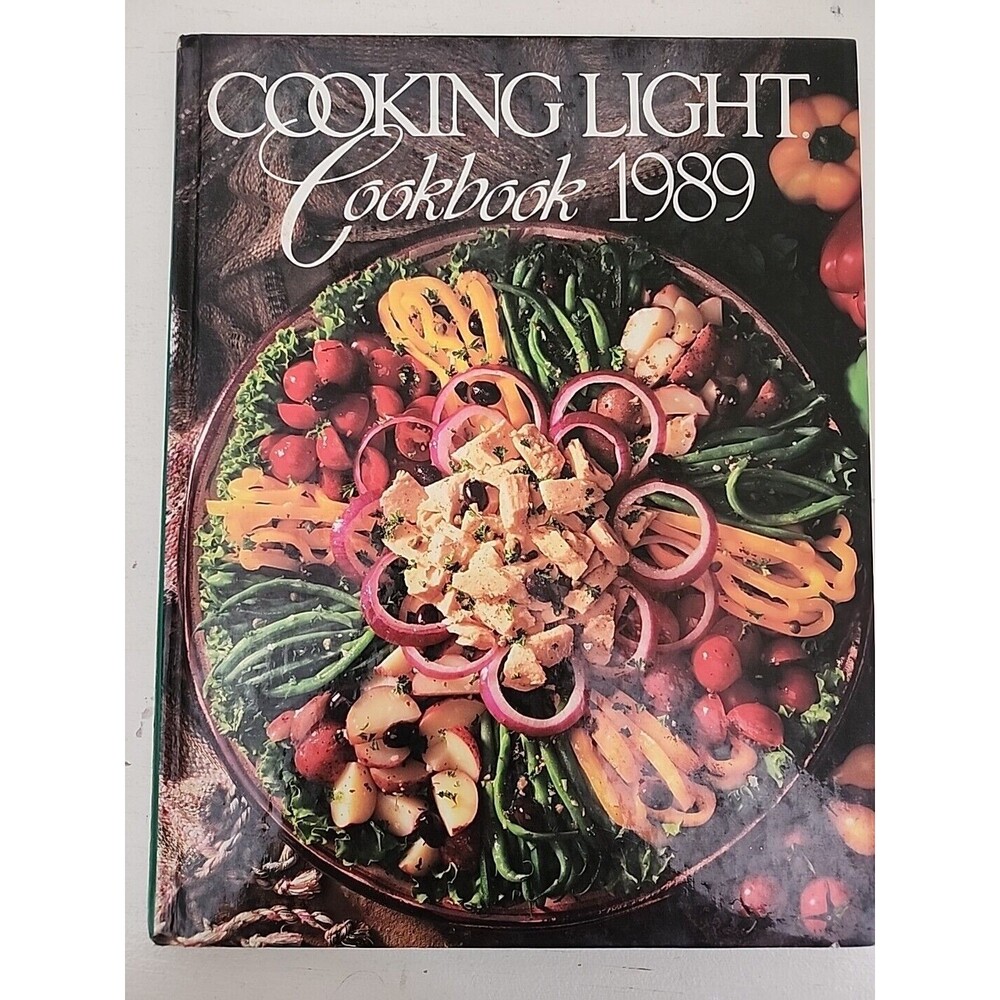 Cooking Light Cookbook 1989  Hardcover Illustrated Healthy Light Recipes